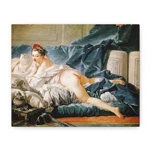 The Brown Odalisque 1743, François Boucher | Fine Art Canvas | Famous Artist | Vintage | Gift for Her | Rustic Home Decor | Bedroom Wall Art