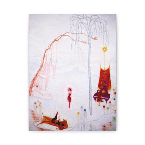 Music 1920, Florine Stettheimer, Jazz-Age Canvas | Fine Art | Gift for Her | Office Wall Art | Vintage Art | Home Decor | American Art Decor