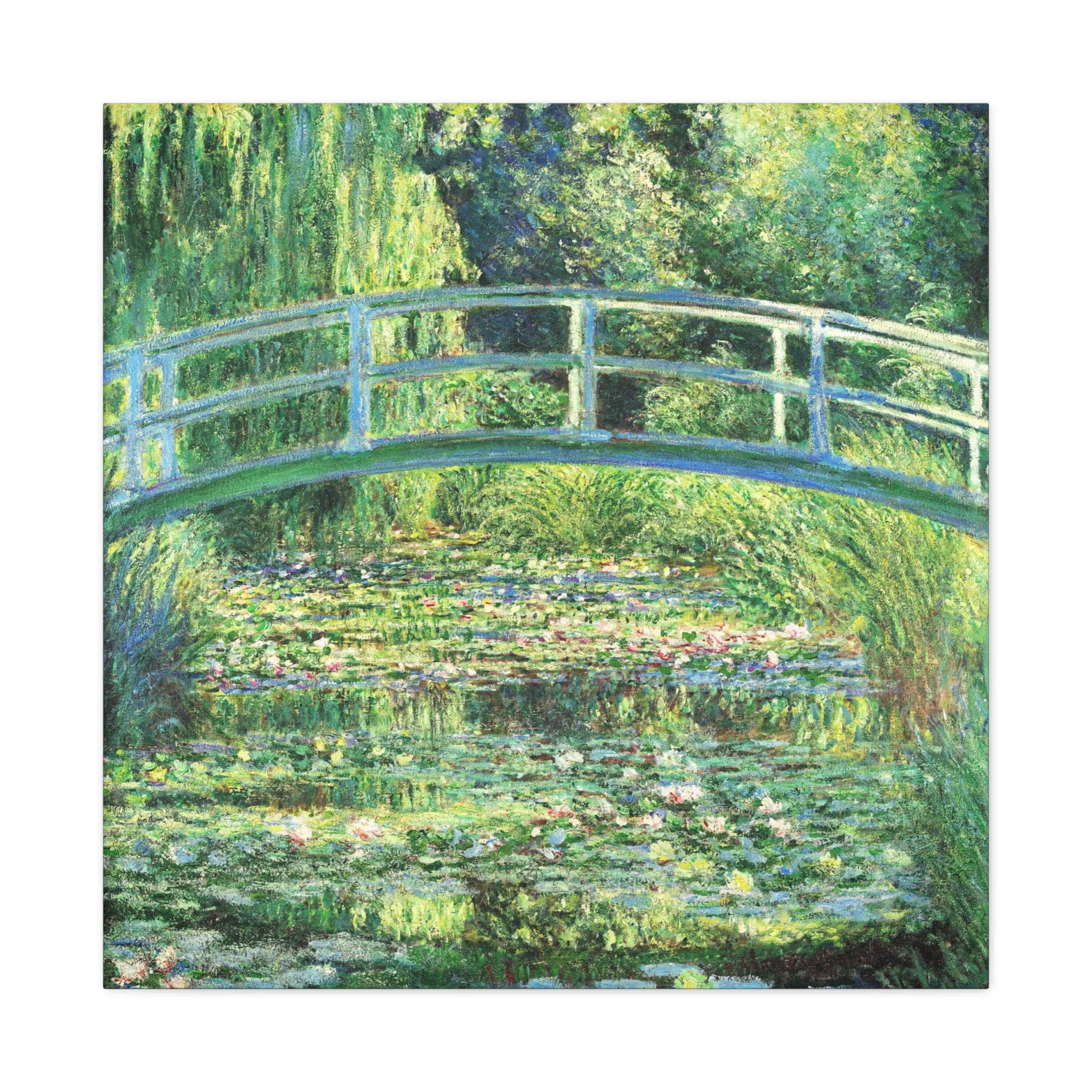 Monet Water Lily Pond Canvas Print, Vintage Art Reproduction - Etsy