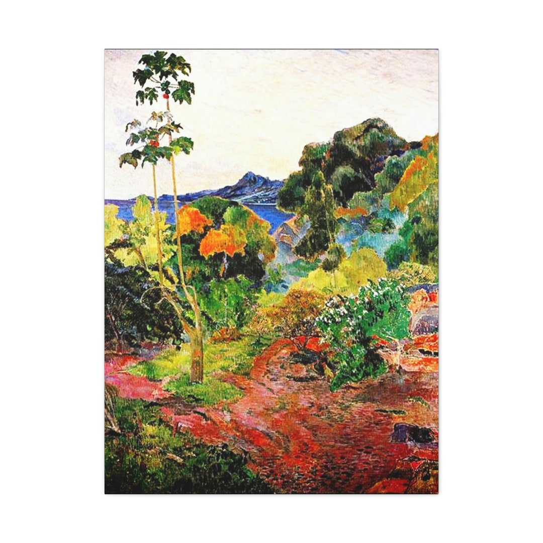 Martinique Landscape Paul Gauguin 1887 Reproduction - Etsy