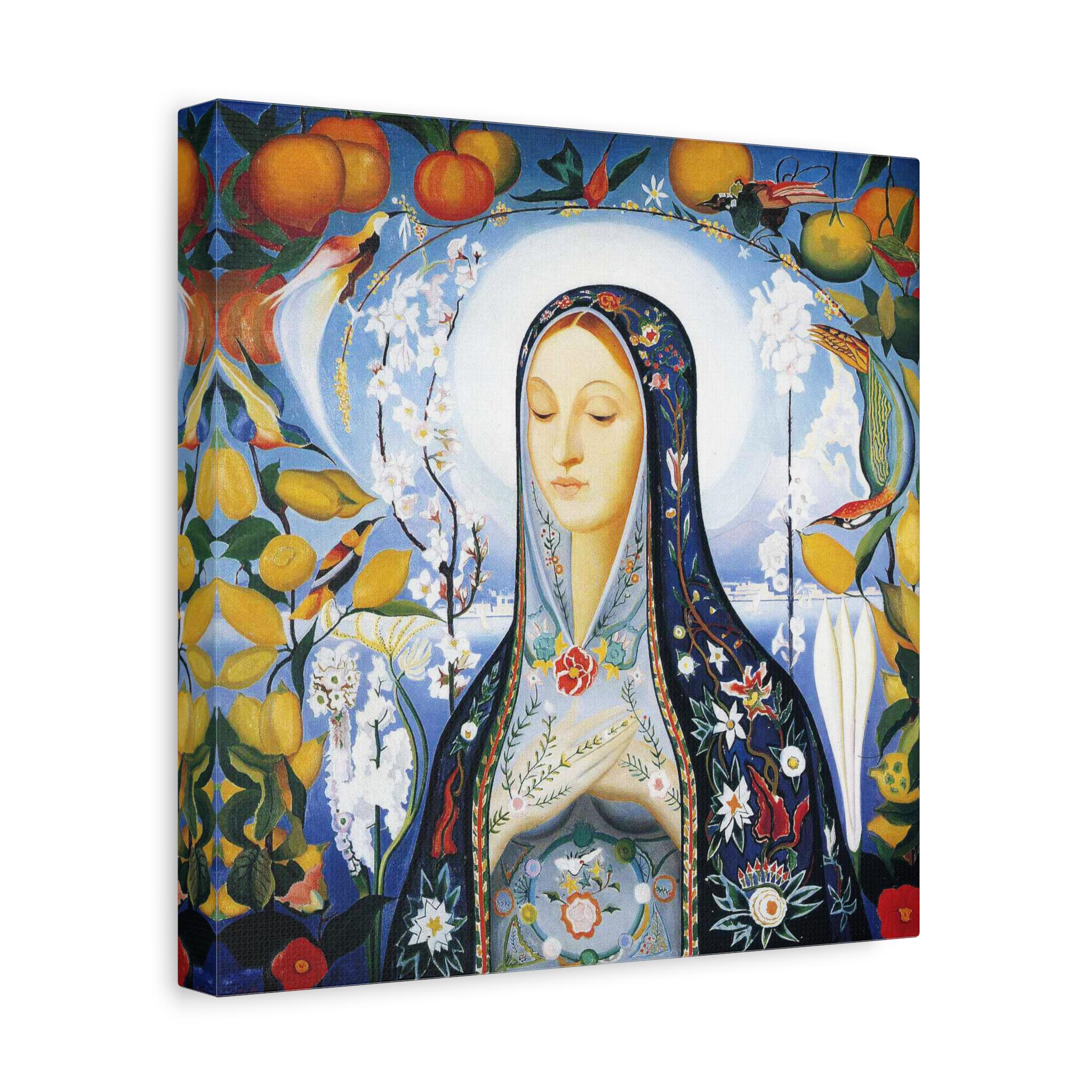 Joseph Stella the Virgin 1926 Canvas Print, Religious Art Deco - Etsy