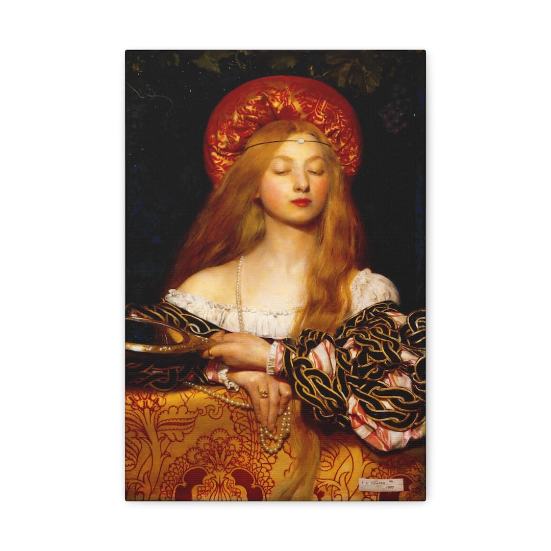 Vanity, Frank Cowper, 1907 Reproduction Famous Artist Fine Art