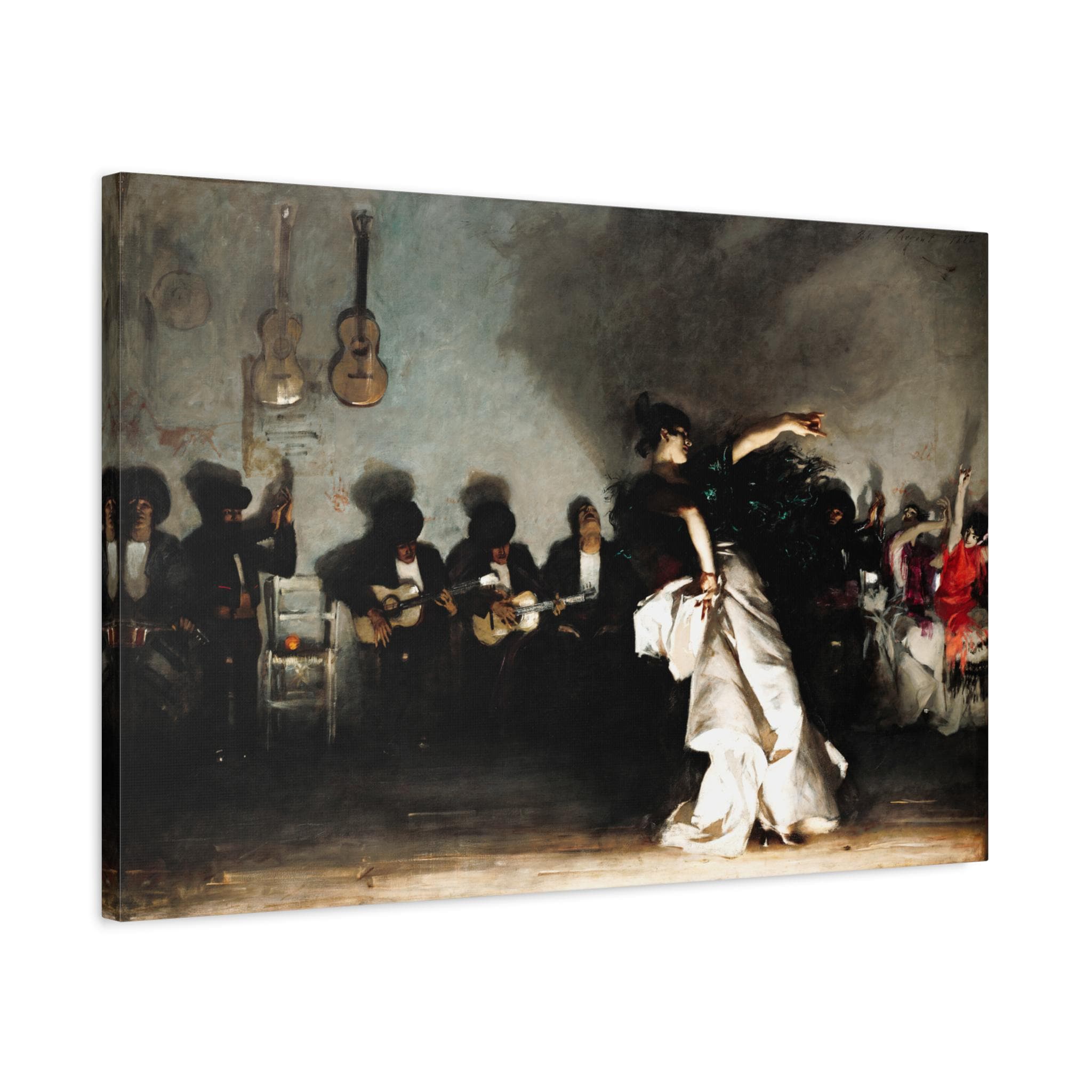 Spanish Dancer 1882 Canvas Print, John Singer Sargent Reproduction