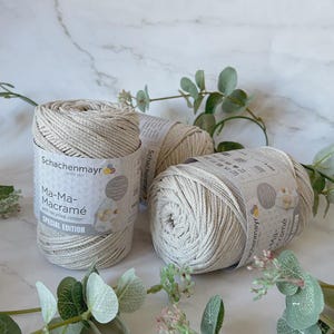 Ma-Ma-Macramé from Schachenmayr/The elegant macramé yarn