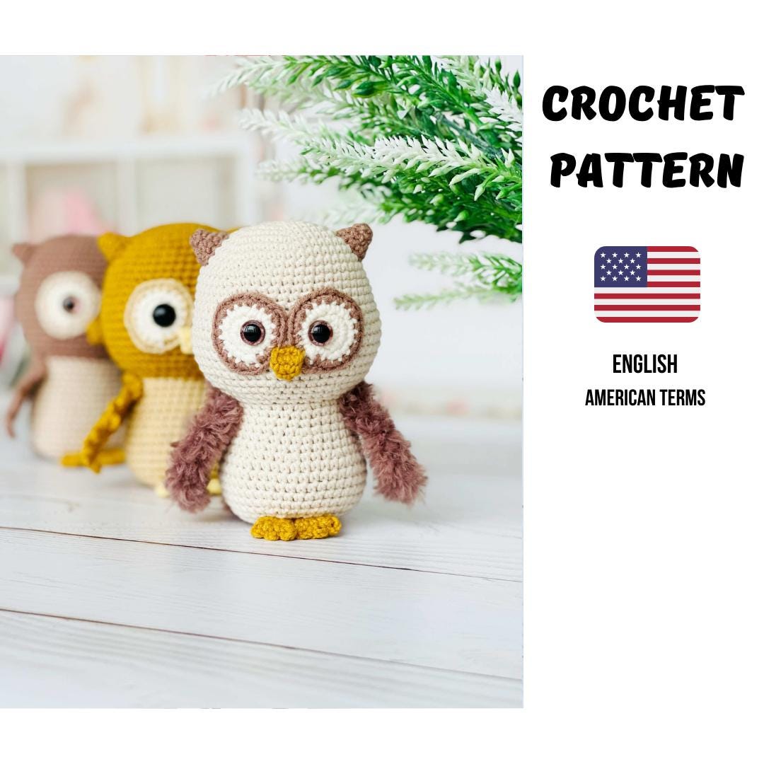 Own Cuddly Owl Friend Crochet Pattern PDF - Etsy