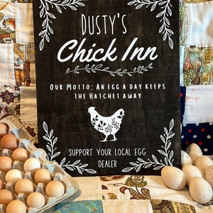 Custom Chicken Coop Sign