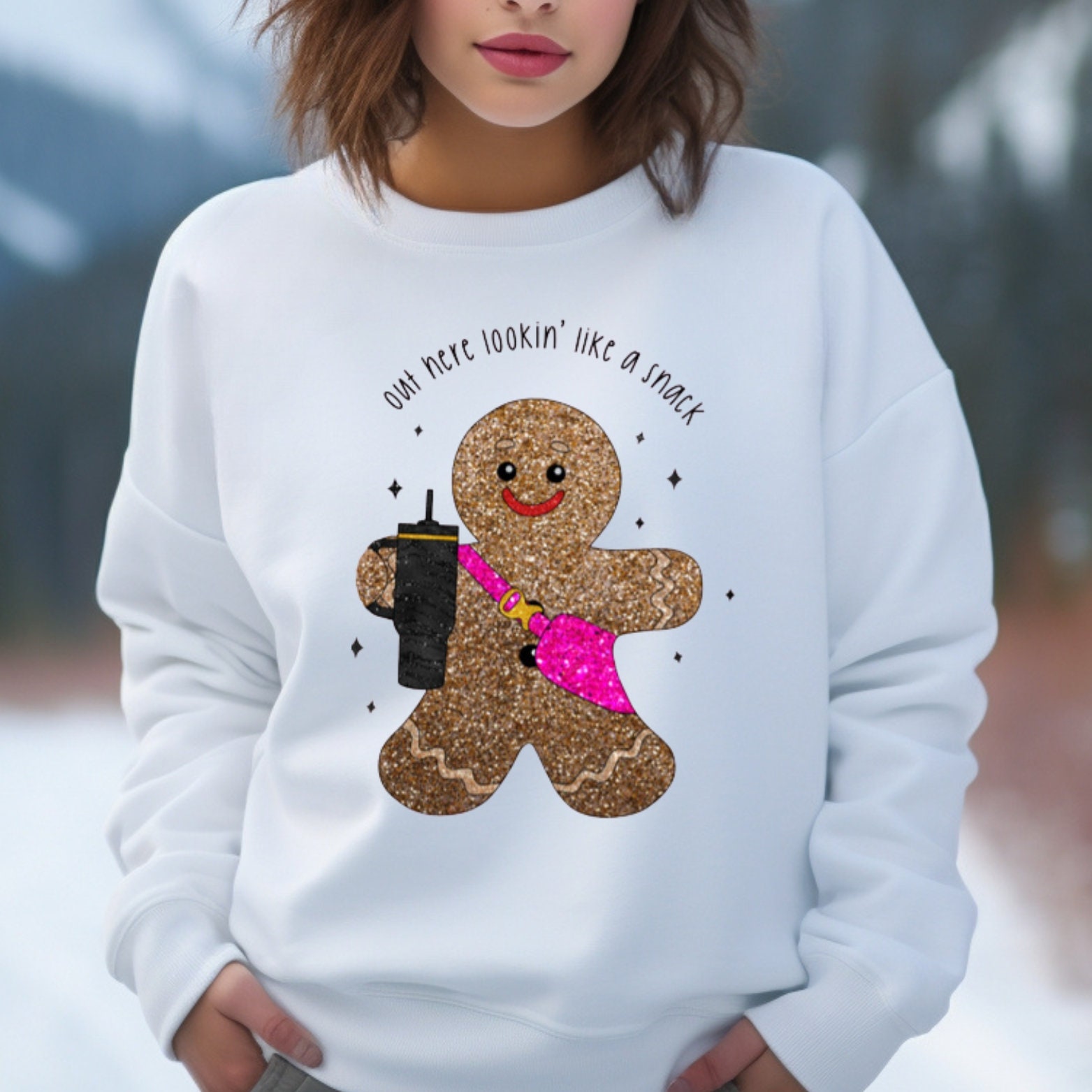 Out Here Looking Like A Snack Christmas Sweatshirt