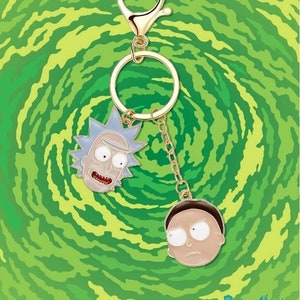 Rick and morty key lanyard top