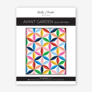 Avant Garden Quilt Pattern: Modern Daisy Patchwork, Fat Quarter & Jelly Roll Friendly (PDF Pattern)