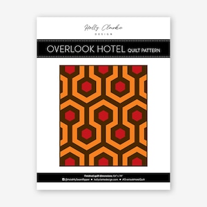 Overlook Hotel Quilt | Modern Quilt Pattern | Horror Movie Quilt | Overlook Hotel PDF Pattern Download