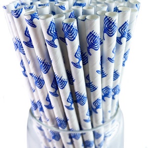 Cannucce di carta per bere Menorah