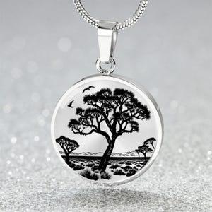 Joshua Tree Necklace - Silver Nature Jewelry Gift For Her & Him  - Gold National Park Pendant Necklace Keychain or Bangle Bracelet For Women