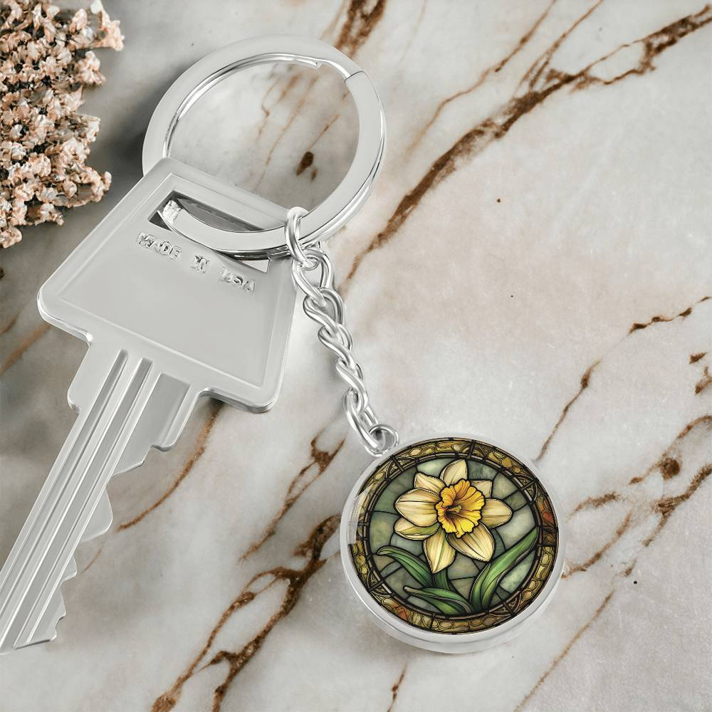 Floral Keychain - Etsy フラワーキーチェーン／70's／US VINTAGE KEY