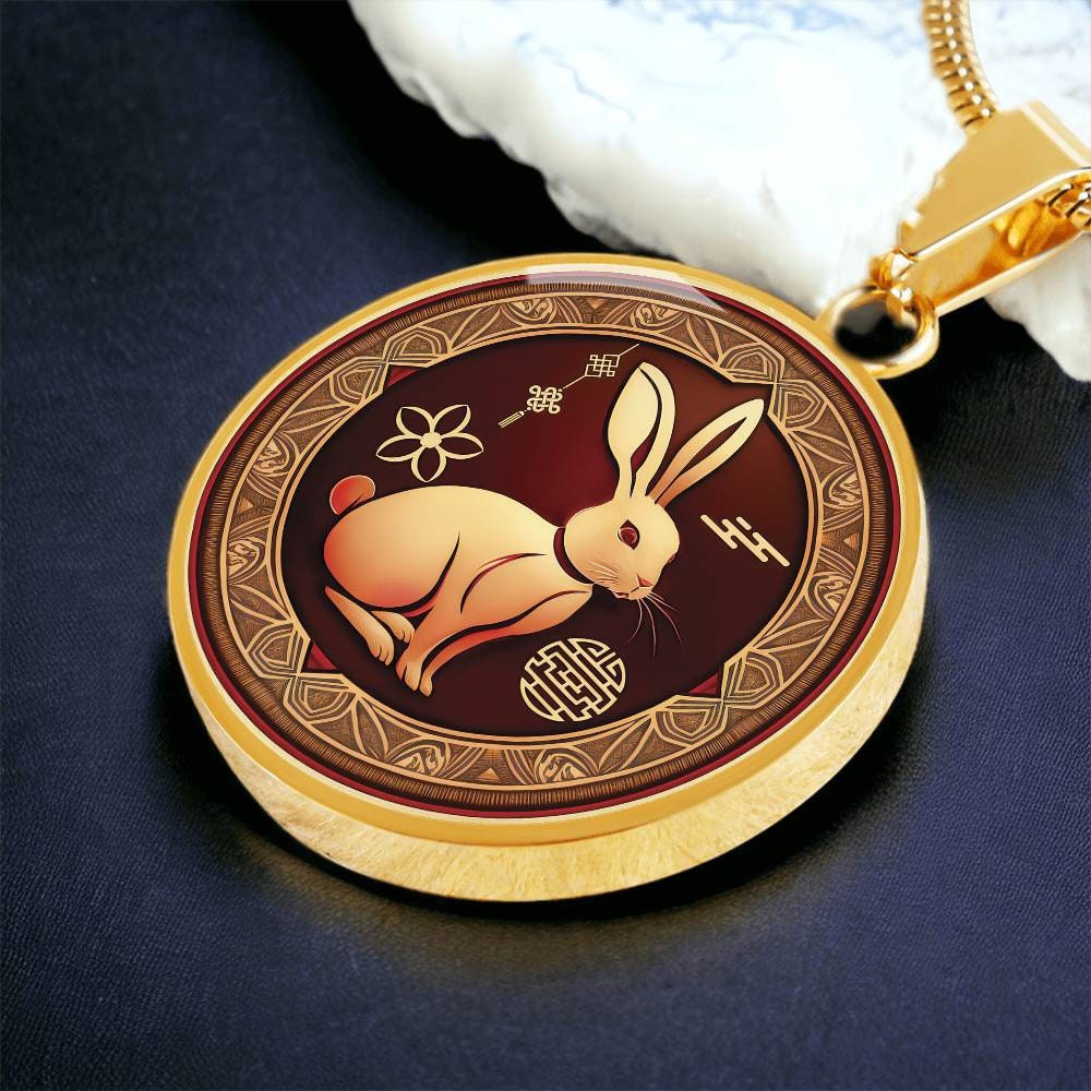 18金(750)彫刻済み YEAR OF THE RABBIT PENDANT Tiffany & Co Necklace Pendant Rabbit K18 PG 750 Rare | eBay