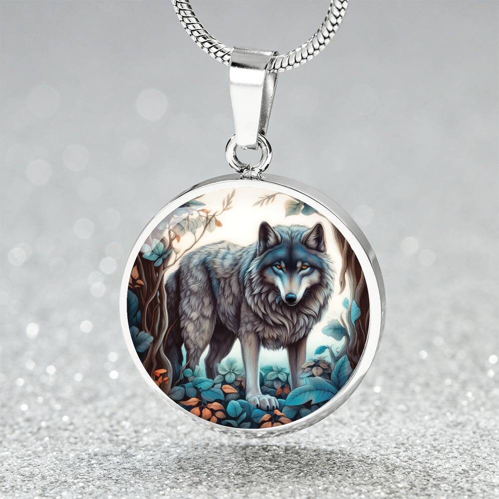 Wolf Necklace, Bracelet or Keychain - Personalized Spirit Animal