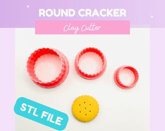 Runde Cracker Ausstechformen - STL-DATEI