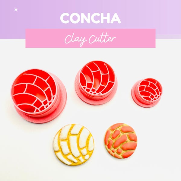 Cortador de arcilla Concha: para manualidades, arcilla polimérica y minialimentos DIY