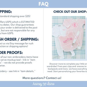a flyer for a baby's clothing store