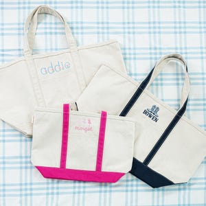 Tote Bag mit Motiv // Reißverschluss Top Monogramm Tote, Schultertasche, Schule Tote Bag, Brautjungfer Geschenk, Strandtasche, Ironic Tote Bild 3