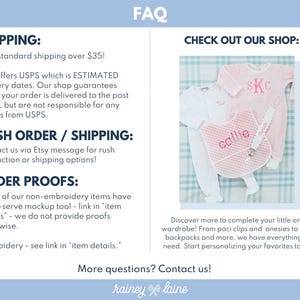 a flyer for a baby's clothing store