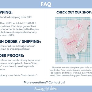 a flyer for a baby's clothing store