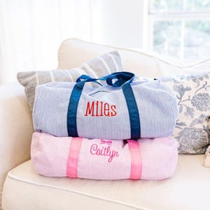 Seersucker Duffle