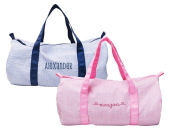 Seersucker Duffle