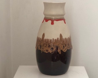 Vintage Fat Lava Vase 401-28, West Germany Pottery Decor - Etsy