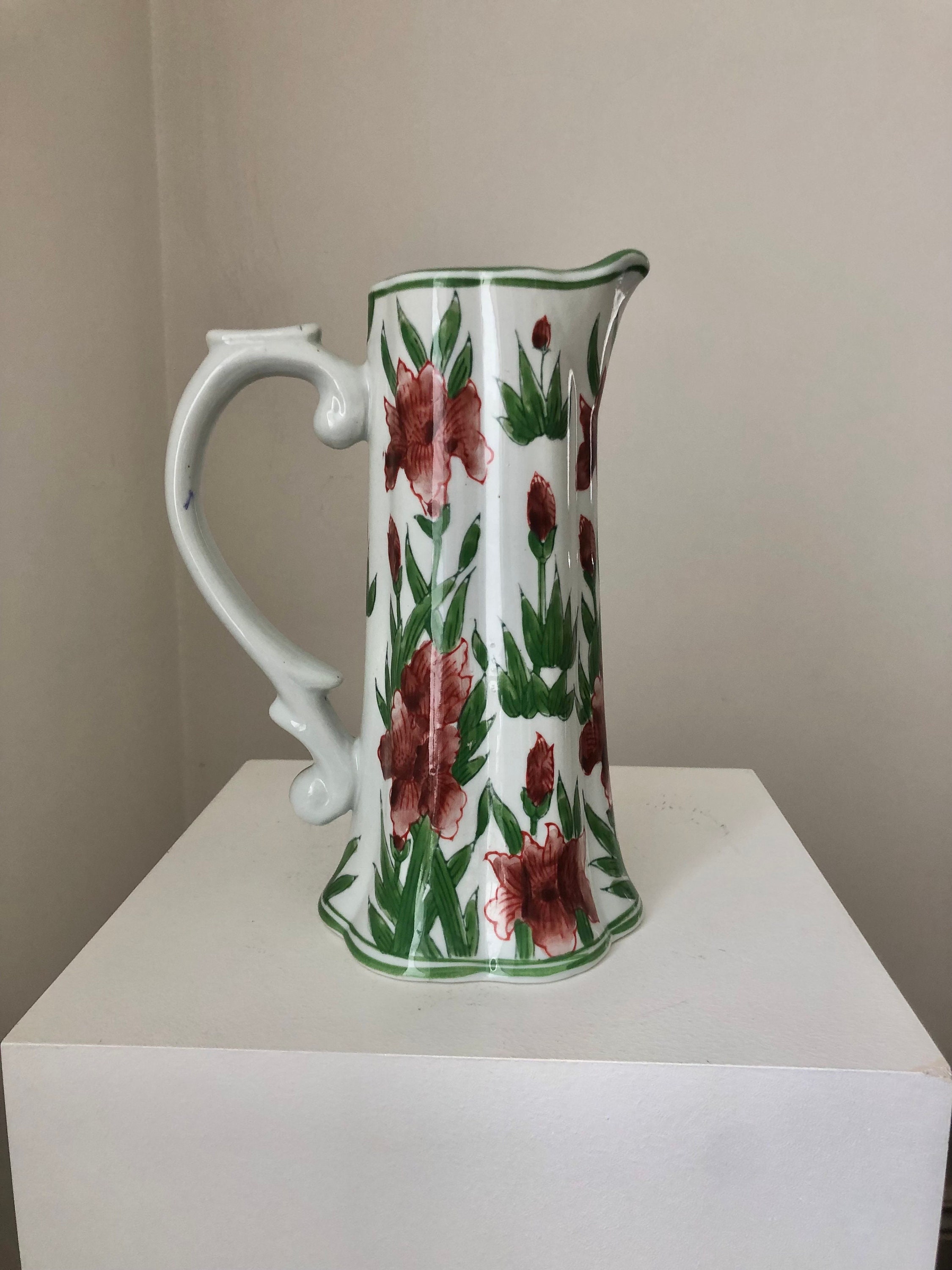 Vaso con iris e frutta, dipinto, Tubaro Renzo, XX