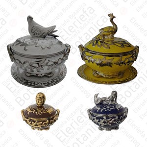 Soperas para santo, obatala Yemaya oshun oya. Tinajas de santo. Potiche para orixás | terrina de porcelana