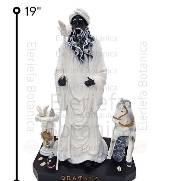 Estatua de Obatala | Obbatala Statue Orisha Santeria | Obatala icono | santeria