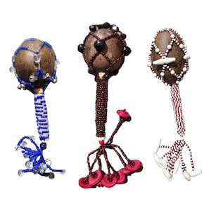 Maracas para santos / maraca Maraca de elegua / maraca de shango / Maraca para Yemaya /Sonajero
