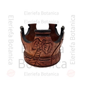 Corona de Shango crown of Shango wood crown ade for chango | corona para Chango de Madera