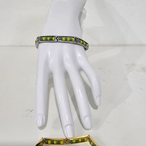 Armband van Orula van roestvrij staal Ilde de Orula | Ide de Orula Acero inoxideerbaar | Mano de Orula Pulso de Todos los Orishas/ 14k verguld