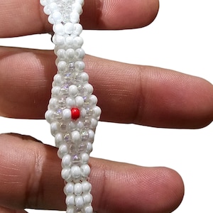 Handgemachtes ilde Santeria Armband | Ilde de Obatala | obbatala | Ayaguna Armband | Ayaguna-Puls