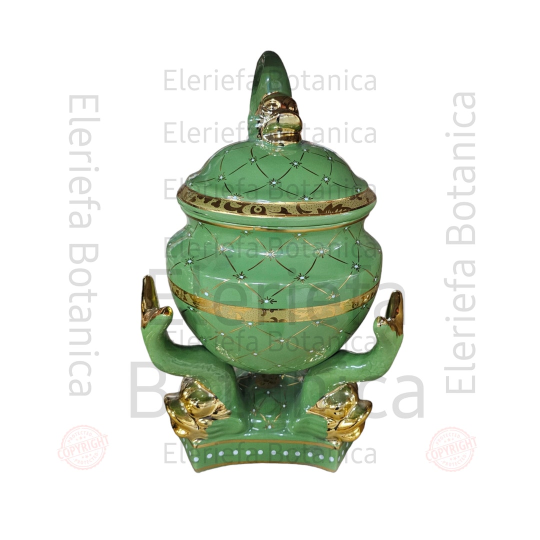 Sopera De Inle Potiche Ceramic Tourent for Inle Oricha Porcelain