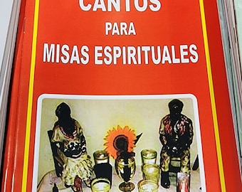 Libro Cantos Para Misas Espirituales, Spiritual Mass, Misas Espiritual, Prayer Songs For Spiritual Masses, Libro De Espiritismo