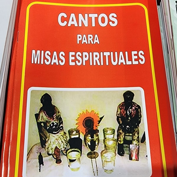 Libro Cantos Para Misas Espirituales, Spiritual Mass, Misas Espiritual, Prayer Songs For Spiritual Masses, Libro De Espiritismo