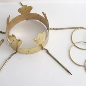 Oshun-Werkzeuge | Herramientas de Oshun y Corona | Ochun Crown Armband und Ors | Oshun Herramientas | Ochun Werkzeuge