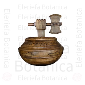batea de chango tayado en madera | chango wood batea with axe | acha / madera batea de chango Hacha
