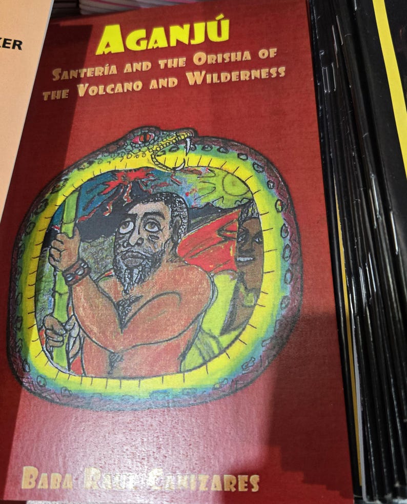 Aganju Book / Agayu Book / the Orisha of the Volcano and Wilderness - Etsy