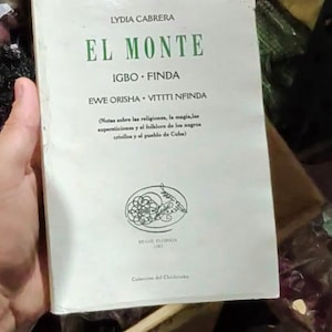 Libro EL MONTE religion yoruba santeria orula