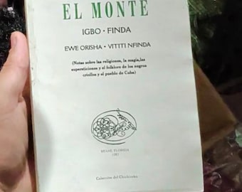 Libro EL MONTE religia joruba santeria orula