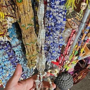 Colar de Mazo Obatala con Ilde / Yemaya | Xangô | Oxum | Ogum | Elegua | Oxóssi | Ayaguna | Colar Mazo com Ilde / Colar de Santo