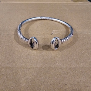 Esclava de Obatala / pulso de Obatala en Plata 950 / Obatala 950 zilveren armband / Con Caracoles