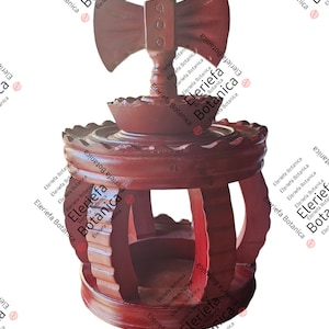 Coroa de Shango coroa de madeira de Shango ade para chango | corona para Chango de Madera