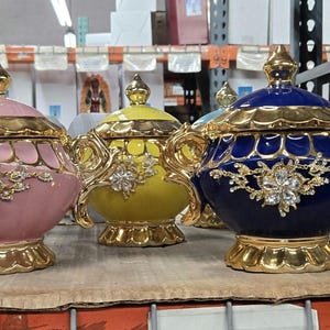 Soperas para santo, sopera de obatala /Yemaya / oshun / oya Tinajas de santo / Potiche / sopera de porcelana / jar / porcelana / sopera ochun