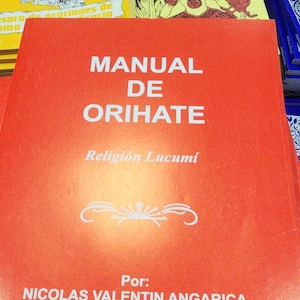 Manual del orate Book of the Oriate obba dilogun