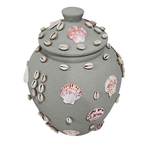 Olokun-vorm voor Olokun-decoratie met Conchas / IFA /Olokun IFA Babalawo Tourent voor Olokun / pot