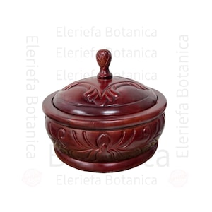 batea de shango tayado en madera | chango wood batea / cawo / santeria / sopera